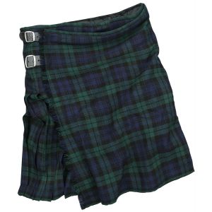 Jupe mi-longue  de Black Premium by EMP - Kilt - M à 3XL - pour Homme - vert/bleu