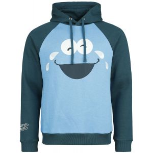 Sweat-shirt à capuche  de Sesame Street - Cookie Monster - S à 3XL - pour Homme - bleu