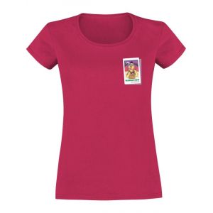 T-Shirt Manches courtes  de Sesame Street - Bart Vacation - S à XXL - pour Femme - rose