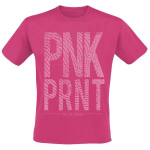T-Shirt Manches courtes  de Nicki Minaj - Pnk Prnt - S à XXL - pour Homme - rose