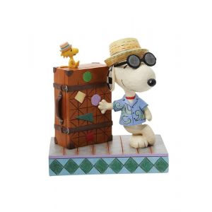 Figurine de collection  de Snoopy - Travelling Pals - pour Indiff&eacute;rent - multicolore