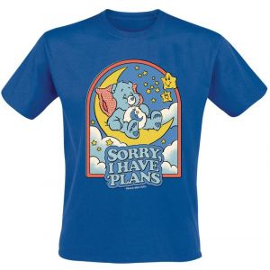 T-Shirt Manches courtes  de Care Bears - Sorry I Have Plans - S à XXL - pour Homme - bleu