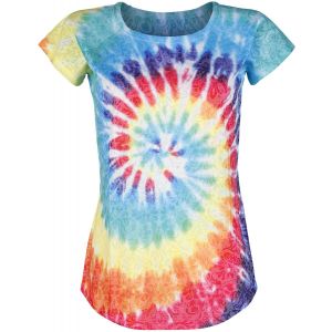 T-Shirt Manches courtes  de Innocent - Haut Burnout Spaced Out - S &agrave; 4XL - pour Femme - multicolore