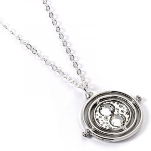 Collier  de Harry Potter - Zeitumkehrer - pour Femme - couleur argent