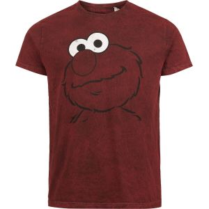 T-Shirt Manches courtes  de Sesame Street - Elmo Charmy - S à 4XL - pour Homme - rouge