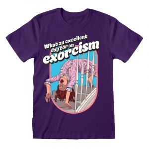 T-Shirt Manches courtes  de L'Exorciste - Excellent Day For An Exorcism - S à XXL - pour Homme - violet