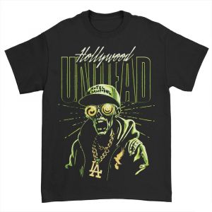 T-Shirt Manches courtes  de Hollywood Undead - Zombie - M à L - pour Homme - noir