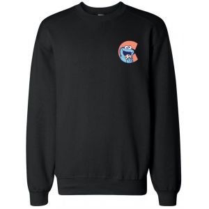 Sweat-shirt  de Sesame Street - Cookie Monster - sweat - S à XXL - pour Homme - noir