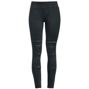 Legging  de Rotterdamned - Legging Agrémenté de Dentelle - S à XXL - pour Femme - noir