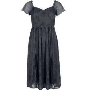 Robe mi-longue Gothic de Jawbreaker - Tarot Deck Midi Dress - XS &agrave; 4XL - pour Femme - gris/noir