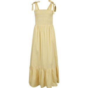 Robe longue  de Timeless London - Sonny Dress - XS à 4XL - pour Femme - jaune/blanc