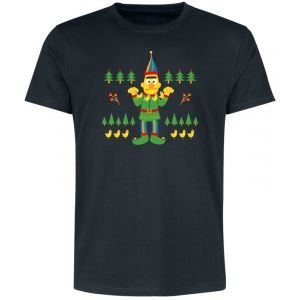 T-Shirt Manches courtes  de Sesame Street - Ernie - Casse-Noisette - S à XXL - pour Homme - noir