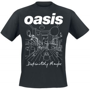 T-Shirt Manches courtes  de Oasis - DM Illustration - S à 4XL - pour Homme - noir