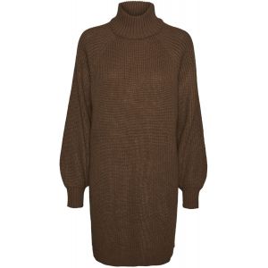 Robe mi-longue  de Noisy May - NMTimmy L/S NOOS - Robe Pull - XS à M - pour Femme - marron