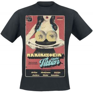 T-Shirt Manches courtes  de Rammstein - Dicke Titten - S à 5XL - pour Homme - noir