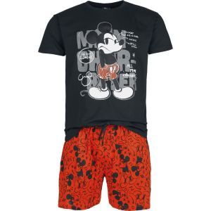 Pyjama Disney de Mickey & Minnie Mouse - Mickey Mouse - S &agrave; 5XL - pour Homme - multicolore