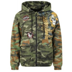 Veste mi-saison  de Rock Rebel by EMP - Veste Camouflage - S à XXL - pour Femme - camouflage