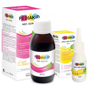Pack nez-gorge sirop & spray - pediakid