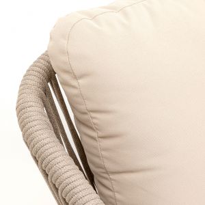 Chaise de jardin avec accoudoirs Cyprus beige Kare Design