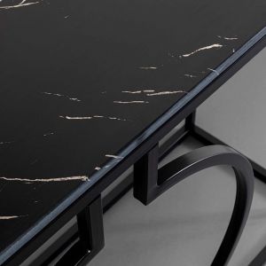 Console Miami Loft 120x35cm noire Kare Design