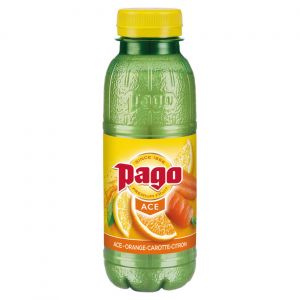 Pago Jus ACE : orange, carottes, citron bouteille 33 cl - lot de 12