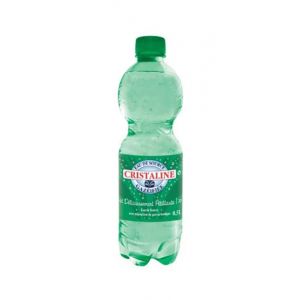 Cristaline Eau de source gazeuse - Lot 24 bouteilles 50 cl