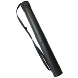 WONDAY Tube &agrave; dessin, t&eacute;lescopique, en plastique, noir