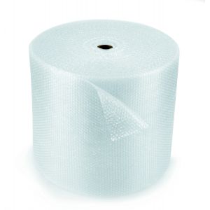 RAJA Film de protection &agrave; bulles d'air 10 mm - Rouleau l. 50 cm x L. 100 m - Transparent - Lot de 2