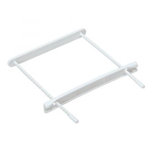 MONDOFFICE Relieur d'archives plastique blanc - 8 cm - Bo&icirc;te de 100