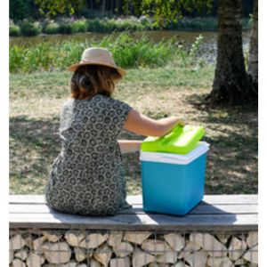 EDA Glacière, plastique, 24 litres, bleu lagune