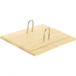 Wonday Socle pour bloc &eacute;ph&eacute;m&eacute;ride de bureau - 2&nbsp;anneaux - Bois
