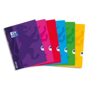 OXFORD Cahier piq&ucirc;re OpenFlex polypro 48 pages 24x32cm 5x5