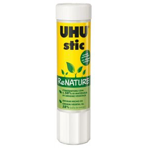 Uhu Stic ReNATURE Bâton de colle transparente 8,2g