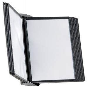 Durable Support mural de pr&eacute;sentation A4 Sherpa Style Wall - Noir