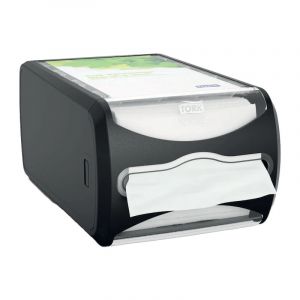 TORK Distributeur de serviettes Tork Xpressnap&reg; N4, mod&egrave;le comptoir, coloris noir