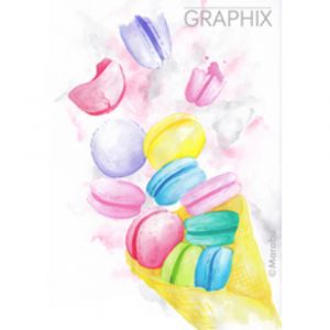 Feutre aquarellable Pen Graphix ICE ICE BABY, &eacute;tui