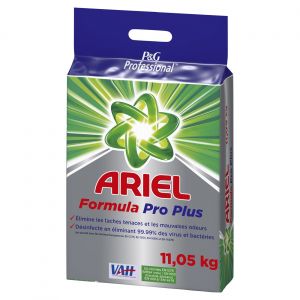 Ariel Formula Pro Plus Lessive en poudre désinfectante - Grand format carton 11 kg