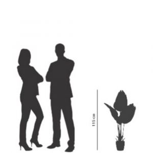 PAPERFLOW Plante artificielle 'bananier', hauteur: 1.150 mm