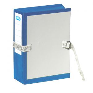 Fast Chemise &agrave; sangle 24 x 32 cm dos 10 cm couverture carte bleu et blanc