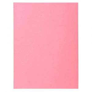EXACOMPTA Paquet de 50 chemises 2 rabats SUPER 210 - 24x32cm - Rose