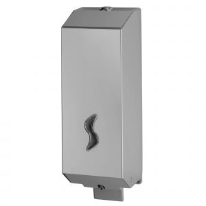 Distributeur de savon liquide &agrave; levier 1,2 L inox bross&eacute;