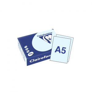 Clairefontaine Papier A5 couleur Troph&eacute;e - 80g - Ramette de 500 feuilles - Bleu