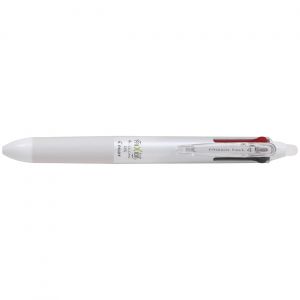 Pilot FriXion Ball Stylo 4 couleurs roller encre gel effaçable et rechargeable - Pointe fine - Corps blanc