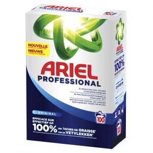 Ariel Professionnel Lessive en poudre pour le linge - Boites de 100 doses