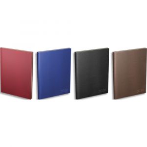 LECAS Agenda LEZARD Janvier à Décembre 2025, 21x27cm assortiment Noir / Marron / Rouge / Bleu