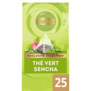 Lipton Exclusive Selection Th&eacute; vert Sencha 25 sachets pyramides