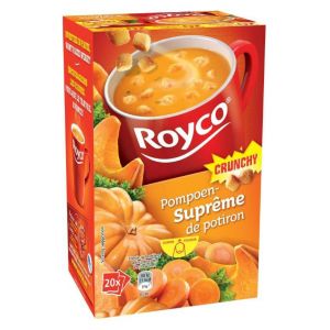 Royco Sachets de soupe Crunchy Supr&ecirc;me de Potiron - 20 sachets