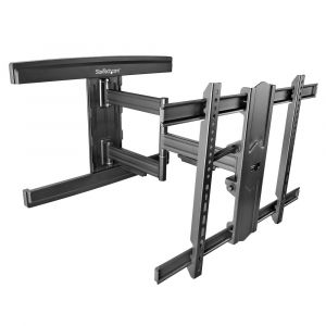 StarTech.com Support mural pour TV - Bras articul&eacute; pour t&eacute;l&eacute;vison jusqu'&agrave; 80' - Compatible VESA, 200 x 100 mm, 600 x 400 mm, -15 - 2&deg;, -90 - 90&deg;, Acie
