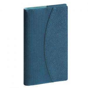 Exacompta Agenda semainier Espace 17 S&eacute;same - 9 x 17,5 cm - Bleu - 2026