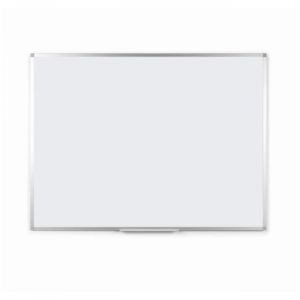 RAJA Tableau blanc laqué - Surface magnétique - Cadre Aluminium - L.200 x H.100 cm